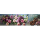玫瑰花(尺寸可訂製) 訂製商品-畫作系列 - 油畫 - 油畫花系列- y14293 